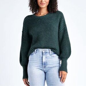 Splendid “Sarah” Wool/Cashmere Blend Sweater In Balsam Small New Without Tags!